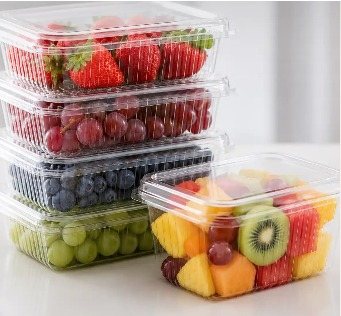 Sealable plastic meal box