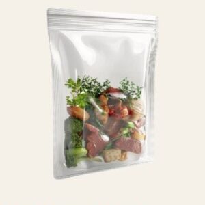 Sachet zip alimentaire transparent